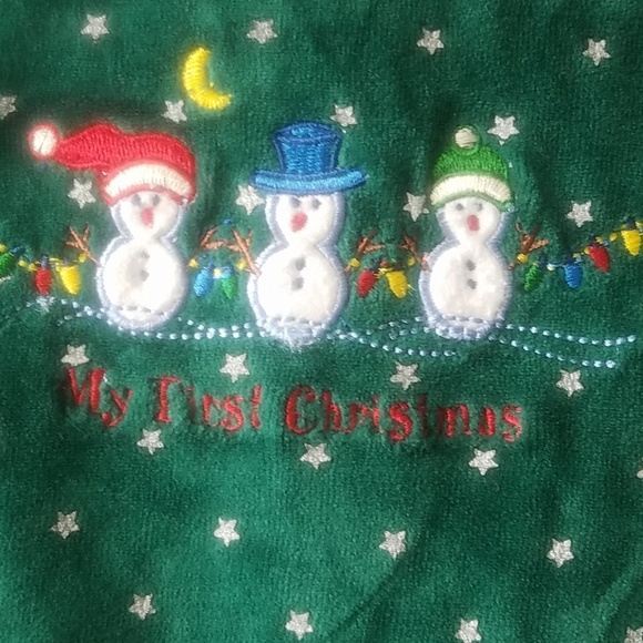 Sleeper my first Christmas. Size 3 to 6 months - Picture 2 of 8